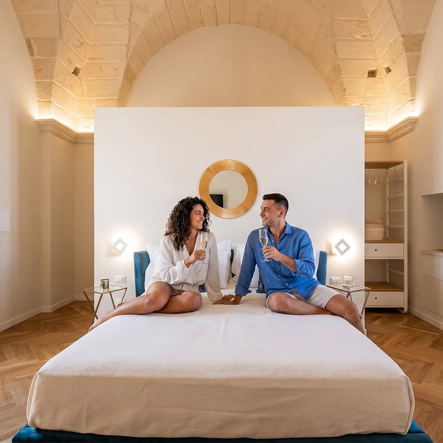 Camera matrimoniale di Relais Luxury Xenia a Sternatia nel Salento